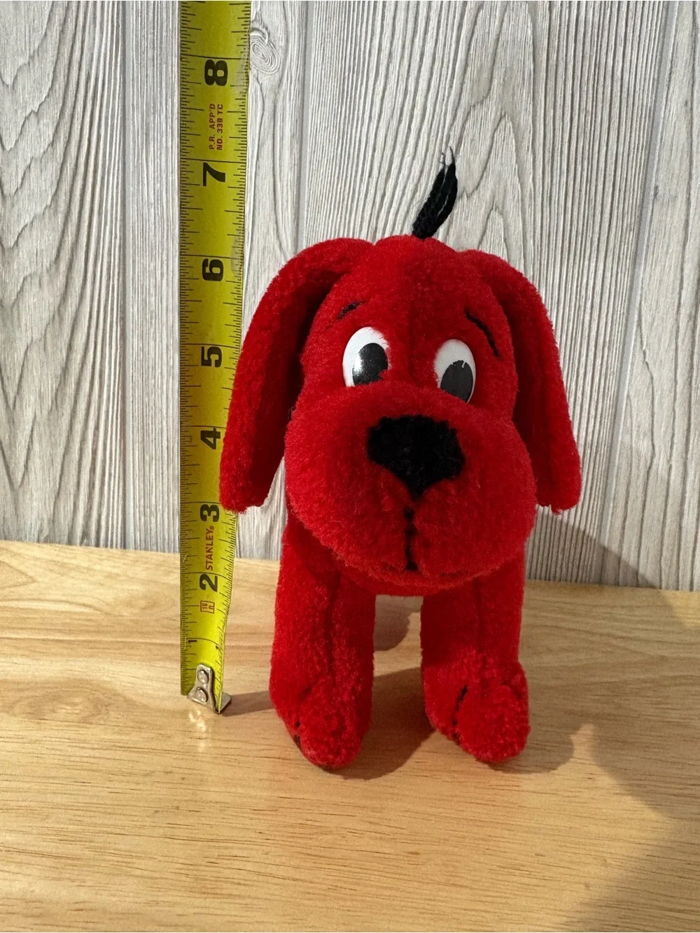 Vintage Clifford The Big Red Dog Plush Scholastic Toy Island Stuffed Animal Red